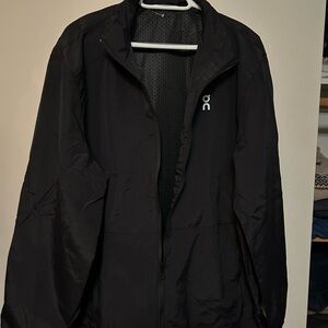 On Running Men's Black Windbreaker Jacket